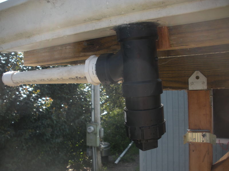 File:Front gutter to pipe connection with clean out .JPG