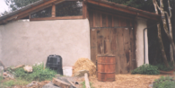 Straw bale constructions