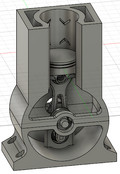 Automotive gas engine