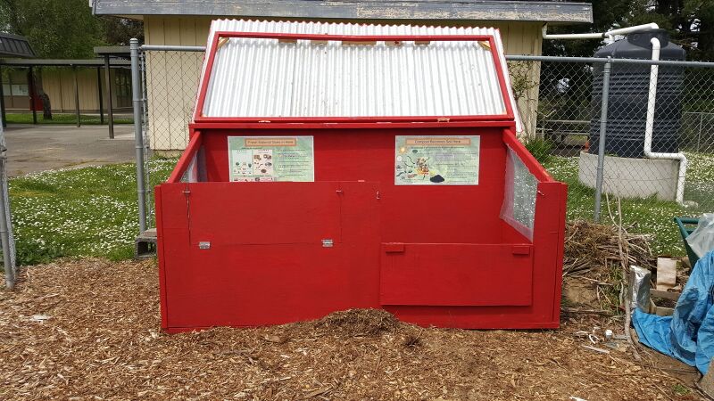 Finished composting bins