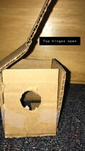 Roof prototype and how to open when hinged