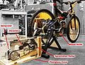 Geared-Up From the Feet-Up Bicycle powered generator capable of generating 100+ Watts.