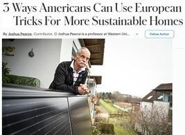 3 Ways Americans Can Use European Tricks For More Sustainable Homes