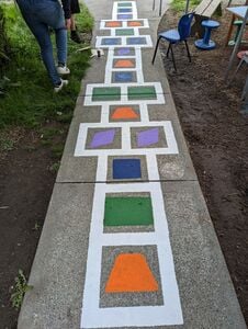 Finished shape path