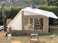 New siding and putting on a new roof