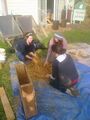 mixing straw test wall