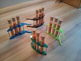 Test tube rack for ground chilis