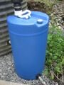 Fig 2: 15 gallon tank with hose bib attachment at bottom