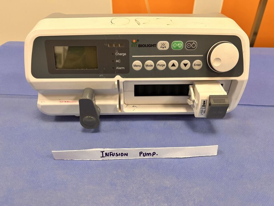Infusion pump, view 2