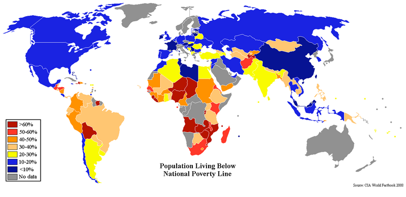 File:Percent poverty world map.png
