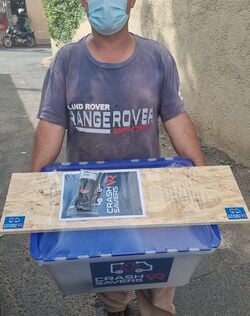 Guatemalan Firefighter and the CrashSavers DIY Tourniquet Simulator Simple Version