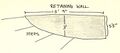 Fig. 5b: This is a drawing of the retaining wall design.