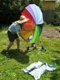 2. Insert reflectors facing away from Sun