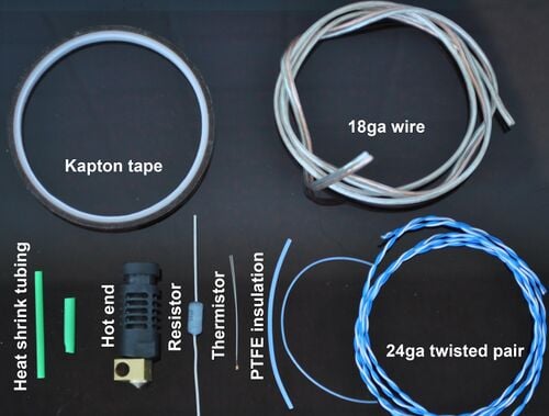 Assembled hot end