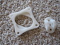 Fig 1: Star and lock printed on a RepRap