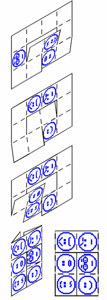 File:Cardboard folding puzzle easy face 1.GIF
