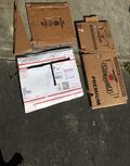 Fig 4e: Disassembled cardboard prototype