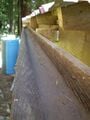 Fig. 2: This is the gutter that the water runs down until it falls into...