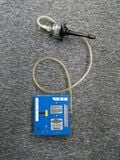 cyclone sampler, hose and air pump.