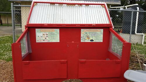 Finished composting bins