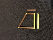 Make your own Mechanical four bar linkage No commercial equivalent, estimated cost $1.40 depending on desired links
