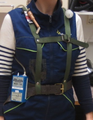 Custom-made harness with two different type of samplers.