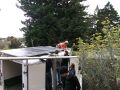 Fig 4a: HSU students being instructed how to wire the PV system.