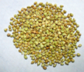 The buckwheat seeds when raw.