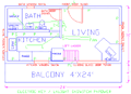Schematic of the main floor