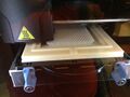 Chamber being printed via 3D uPrint Plus Photo Credit: Leabeth Peterson