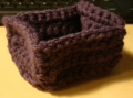 Crocheted box or basket