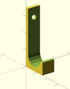 OpenSCAD Wall Hook.JPG