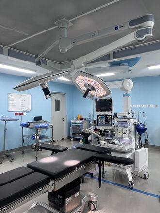 Surgical lights, view 1