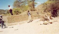 Fig. 3: Vista de una seccion de la Presa