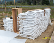 Bags of Shelter Earthbag shelter designed for use as a transitional shelter