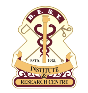 Логотип Учебного института и исследовательского центра Бангалорской эндоскопической хирургии