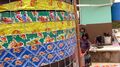 Decorated cistern at rainwater catchment at the puebla of the Huichol