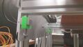 Fig 7: Print bed corner calibration screw