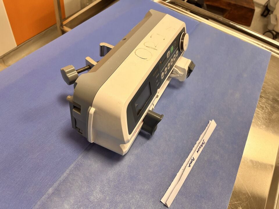 Infusion pump, view 1