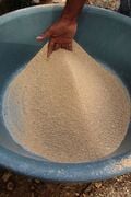 Twice-sifted light colored sand