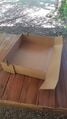 Build a base with a large piece of cardboard.