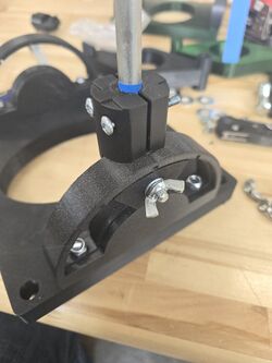 Final Angle Mechanism with washer and wingnuts