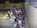 Aerial view of project discussion meeting in the Yuca