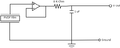Figure 2: Elementary circuit design for PVDF pressure sensor