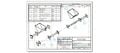 Figure 1: Assembly diagram of main body including parts list. Part diagrams included below