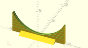 Newtons-Not-A-Cradle Roller Track, ~$1..06 to print