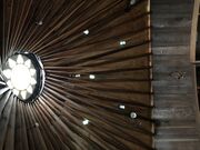 Fig 3: The skylight also known as a cap for a yurt.