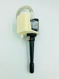 Assembled cyclone sampler with printed holder and clip/sheath.
