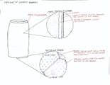 Design for the barrels for the CCAT composting system