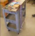 Fig 6: Prototype 2, life size version of cardboard model